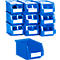 Magazijnbak LF 221 SSI Schäfer - polypropeen - L 234 x B 150 x H 122 mm - 2,7 l - blauw