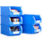 Magazijnbak LF 321 SSI Schäfer - polypropeen - L 350 x B 220 x H 145 mm - 7,5 l - blauw - voordeelset: 5 stuks