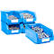 Magazijnbak LF 321 SSI Schäfer - polypropeen - L 350 x B 220 x H 145 mm - 7,5 l - blauw - voordeelset: 5 stuks