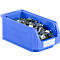 Magazijnbak LF 421 SSI Schäfer - polypropeen - L 380 x B 185 x H 154 mm - 7,8 l - blauw