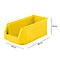 Magazijnbak LF 421 SSI Schäfer - polypropeen - L 380 x B 185 x H 154 mm - 7,8 l - geel