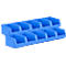 Magazijnbakken LF 221 - polypropeen - L 234 x B 150 x H 122 mm - 2,7 l - blauw - 10 stuks