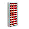 Magazijnkast - B 700 x D 300 x H 1690 mm - 9 legborden - 40 bakken - zonder deuren - lichtgrijs