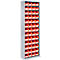 Magazijnkast - B 700 x D 300 x H 1980 mm - 12 legborden - 52 bakken - zonder deuren - lichtgrijs
