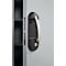 Magazijnkast - B 700 x D 300 x H 1980 mm - 18 legborden - zonder bakken - met deuren - blank alu
