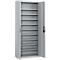 Magazinschrank, inkl. 28 Lager-Fix-Kasten, hellsilber