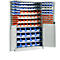 Magazinschrank, mit Ausstattung, B 1200 x T 500 x H 1935 mm, lichtgrau 