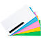 Magic Chart Notes Legamaster, rechthoekig, blanco, 2-zijdig beschrijfbaar, zelfklevend, incl. boardmarker, B 200 x H 100 mm, polypropyleen, geassorteerde kleuren, 5 x 100 stuks.