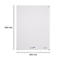 Wit geruit flip-overvel, 800 x 600 mm, met logo en tekst "MAGIC CHART".