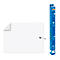 Magic Charts Legamaster XL, für Whiteboards, blanko, selbstklebend & beschreibbar, inkl. Boardmarker, B 900 x H 1200 mm, 100 % recyclingfähig, Polypropylen, weiß, 15 Blatt