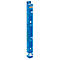 Blaue Whiteboard-Rolle mit Schriftzug "Magic-Chart WHITEBOARD XL". Abmessungen: 90 x 120 cm. Enthält 15 statische Schreibbögen.