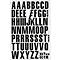 Magneetletters, voor metalen oppervlakken, A4, wit