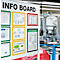 Magneetlijst Duraframe Magnetisch, A4, geel, 5 stuks