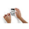 Magneetstrip DURAFIX® clip, B 60 x H 17 mm, zelfklevend, zilver, 10 stuks
