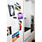Magneetstrip DURAFIX® clip, B 60 x H 17 mm, zelfklevend, zwart, 5 stuks