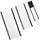 Magnet-C-Profil-Zuschnitte, 20x80 mm, 20 St.