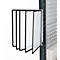 Magnetische wandhouder set VARIO WALL, incl. 5 zichtvensters, zwart