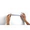 Magnetleiste DURAFIX® Rail, B 210 x H 17 mm, selbstklebend, blasenfreie Optik, silber