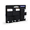 magnetoplan® Moderatorentasche, inkl. 1300-tlg. Kit, Polyester, schwarz, mit Tragegriff