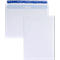 Two white envelopes, one open, with a blue paper strip at the top. The other envelope is in front.