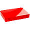 Mallette d'assortiment ADB, vide, 12 compartiments, verrouillable, avec poignée, L 330 x P 230 x H 50 mm, acier &amp; plastique ABS, rouge trafic RAL 3020