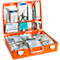 Mallette de premiers secours MULTI, remplie avec DIN 13169 (étendue), L 400 x P 300 x H 150 mm, plastique ABS, orange