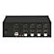 Manhattan 153539 - KVM-/Audio-/USB-Switch - 4 Anschlüsse