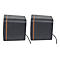 Manhattan 2600 Series Speaker System, Small Size, Big Sound, Two Speakers, Stereo, USB power, Output: 2x 3W, 3.5mm plug for sound, In-Line volume control, Cable 0.9m, Black, Three Year Warranty, Box - Lautsprecher - für PC