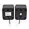 Manhattan 2600 Series Speaker System, Small Size, Big Sound, Two Speakers, Stereo, USB power, Output: 2x 3W, 3.5mm plug for sound, In-Line volume control, Cable 0.9m, Black, Three Year Warranty, Box - Lautsprecher - für PC