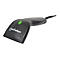 Manhattan Contact CCD Handheld Barcode Scanner, USB, 55mm Scan Width, Cable 150cm, Max Ambient Light 50,000 lux (sunlight), Black, Three Year Warranty, Box - Barcode-Scanner