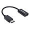 Manhattan DisplayPort 1.1 to HDMI Adapter Cable, 1080p@60Hz, Male to Female, Black, DP With Latch, Not Bi-Directional, Three Year Warranty, Polybag - Videoadapter - DisplayPort männlich zu HDMI weiblich - 20 cm - Schwarz - geformt, 1080p-Unterstüt...