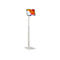 Manhattan Floor Stand (Anti theft) for Tablet and iPad, Universal, 360° Rotation, Tilt +20° to -110°, White, Lockable, Tablets 7.9' to 11', Height adjustable 790 to 1190mm,Extendable clamps: height 200 to 246mm/width 129 to 181mm,Can be bolted to ...