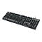 Manhattan Gaming USB Keyboard, Metal Base Edition, 12 Function Keys, Rainbow-LED Backlighting, 19 Anti-Ghost Key Caps, IPX4 (Splashproof) Rating, USB-A, Black, Retail Box (German layout) - Tastatur - hintergrundbeleuchtet - USB - QWERTY - Schwarz