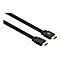 Manhattan HDMI Cable with Ethernet (Flat), 4K@60Hz (Premium High Speed), 5m, Male to Male, Black, Ultra HD 4k x 2k, Fully Shielded, Gold Plated Contacts, Lifetime Warranty, Polybag - HDMI-Kabel mit Ethernet - 5 m
