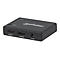 Manhattan HDMI Splitter 4-Port (Compact), 4K@30Hz, Displays output from x1 HDMI source to x4 HD displays (same output to four displays), AC Powered (cable 0.7m), Black, Three Year Warranty, Retail Box - Video-/Audio-Splitter - 4 Anschlüsse