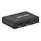 Manhattan HDMI Splitter 4-Port (Compact), 4K@30Hz, Displays output from x1 HDMI source to x4 HD displays (same output to four displays), AC Powered (cable 0.7m), Black, Three Year Warranty, Retail Box - Video-/Audio-Splitter - 4 Anschlüsse