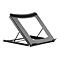 Manhattan Laptop and Tablet Stand, Adjustable (5 positions), Suitable for all tablets and laptops up to 15.6', Portable and Lightweight, Steel, Black, Lifetime Warranty - Notebook- / Tablet-Ständer - 39.6 cm - 10' - 15.6' - Schwarz