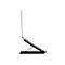 Manhattan Laptop and Tablet Stand, Adjustable (5 positions), Suitable for all tablets and laptops up to 15.6', Portable and Lightweight, Steel, Black, Lifetime Warranty - Notebook- / Tablet-Ständer - 39.6 cm - 10' - 15.6' - Schwarz