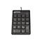 Manhattan Numeric Keypad, Wired, USB-A, 18 Full Size Keys, Black, Membrane Key Switches, Windows and Mac, Three Year Warranty, Blister - Tastenfeld - USB - Schwarz