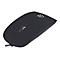 Manhattan Silhouette Sculpted USB Wired Mouse, Black, 1000dpi, USB-A, Optical, Lightweight, Flat, Three Button with Scroll Wheel, Three Year Warranty, Blister - Maus - rechts- und linkshändig - optisch - 3 Tasten - kabelgebunden