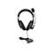 Manhattan Stereo Over-Ear Headset (USB), Microphone Boom (padded), Retail Box Packaging, Adjustable Headband, Ear Cushions, 1x USB-A for both sound and mic use, cable 1.5m, Three Year Warranty - Headset
