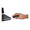 Manhattan Success Wireless Mouse, Black/Green, 1000dpi, 2.4Ghz (up to 10m), USB, Optical, Three Button with Scroll Wheel, USB micro receiver, AA battery (included), Low friction base, Three Year Warranty, Blister - Maus - RF - Schwarz/Grün
