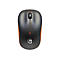 Manhattan Success Wireless Mouse, Black/Orange, 1000dpi, 2.4Ghz (up to 10m), USB, Optical, Three Button with Scroll Wheel, USB micro receiver, AA battery (included), Low friction base, Three Year Warranty, Blister - Maus - RF - Schwarz/Orange