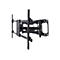 Manhattan TV & Monitor Mount, Wall, Full Motion, 1 screen, Screen Sizes: 37-75', Black, VESA 200x200 to 800x400mm, Max 75kg, LFD, Tilt & Swivel with 3 Pivots, Lifetime Warranty - Klammer - für gekrümmter LCD-Fernseher - stabiler Stahl - Schwarz - ...