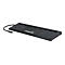 Manhattan USB-C Dock/Hub with Card Reader and MST, Ports (x9): Audio 3.5mm, DisplayPort, Ethernet, HDMI, USB-A (x3), USB-C and VGA, With Power Delivery (100W) to USB-C Port (Note add USB-C wall charger and USB-C cable needed),All Ports can be used...