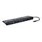 Manhattan USB-C Dock/Hub with Card Reader and MST, Ports (x9): Audio 3.5mm, DisplayPort, Ethernet, HDMI, USB-A (x3), USB-C and VGA, With Power Delivery (100W) to USB-C Port (Note add USB-C wall charger and USB-C cable needed),All Ports can be used...