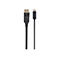 Manhattan USB-C to DisplayPort Cable, 4K@60Hz, 1m, Male to Male, Black, Three Year Warranty, Polybag - Video-Adapterkabel - USB-C zu DisplayPort - 1 m