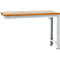 Manuflex aanbouw-werkbank Profi standaard, tafelblad multiplex, 1500 x 700 mm, lichtgrijs