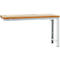 Manuflex aanbouw-werkbank Profi standaard, tafelblad multiplex, 1750 x 700 mm, lichtgrijs