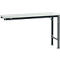 Manuflex aanbouwtafel UNIVERSAL Speciaal, 1500 x 800 mm, kunststof lichtgrijs, antraciet